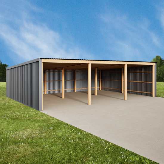 3 Bay Shed - 3 x 4.5m