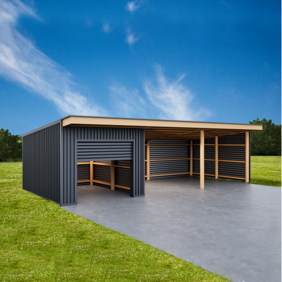3 Bay Shed - 3 x 3.6m