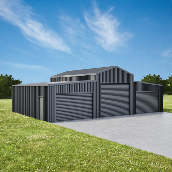 3 Bay American Barn