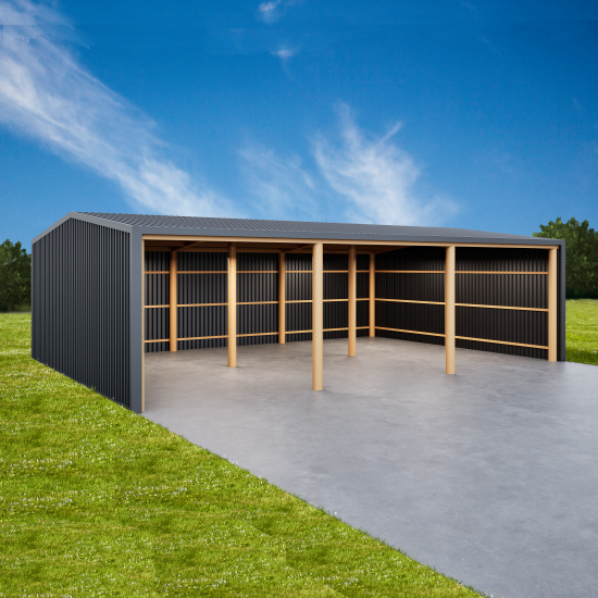 3 Bay Gable Shed