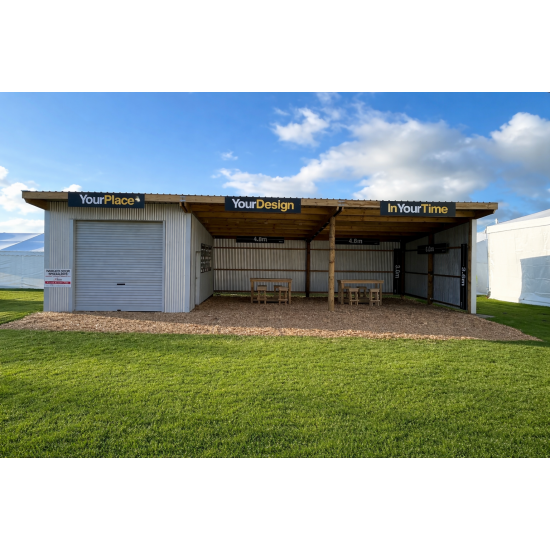 3 Bay Utility Shed - 3 x 4.8m