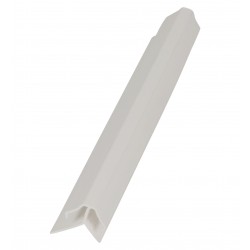 HardieGlaze Lining 4.5mm 2400mm External Corner White Gloss PVC
