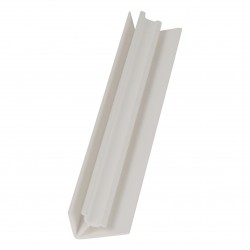 HardieGlaze Lining 4.5mm 2400mm Internal Corner White Gloss PVC