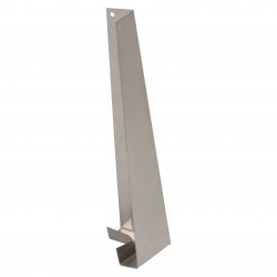 Linea® Weatherboard 180mm Stainless Steel External Corner Soaker 90 Deg