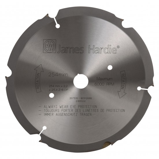 HardieBladeTM (Diamond Tip) Circular Saw Blade 254mm