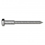 M12x150mm Galvanised Coach Screw