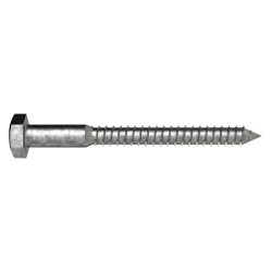 M10x100mm Galvanised Coach Screw