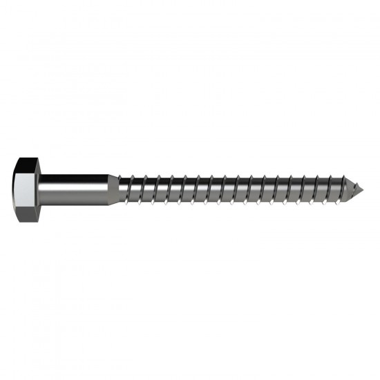 M12x160mm Stainless Steel T316 Coach Screw
