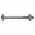M10x110mm Galvanised Cup Head Bolt/Nut