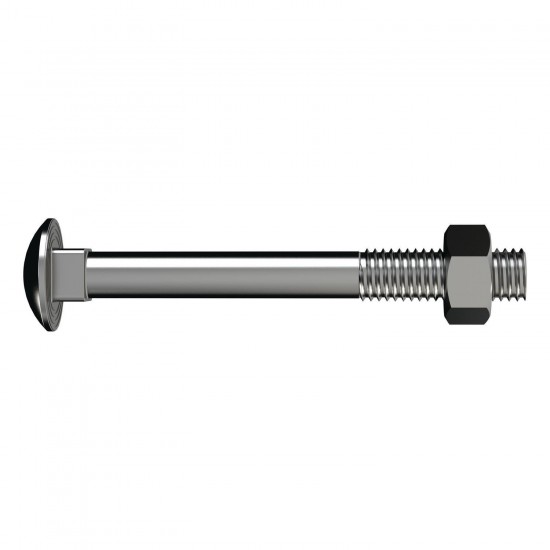 M12x160mm Stainless Steel T316 Cup Head Bolt/Nut