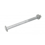 M10x110mm Galvanised Cup Head Bolt/Nut