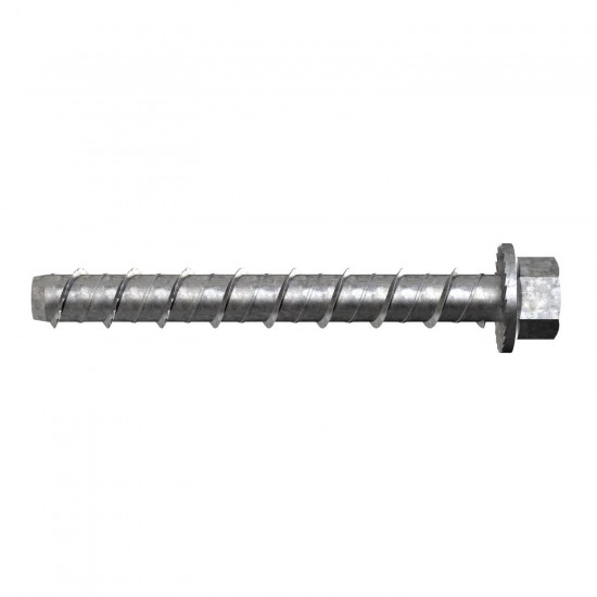 M12x150mm Galvanised Flanged Hex Head Screw Bolt - Each
