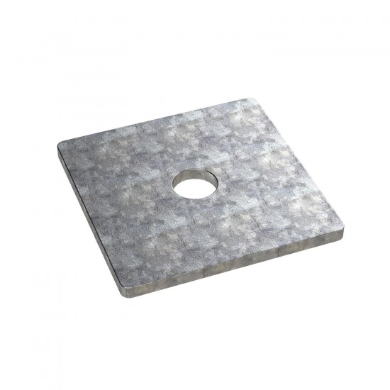 M10x50x50x3mm Galvanised Square Washer