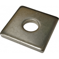 M12x50x50x3mm T316 Stainless Steel Square Washer