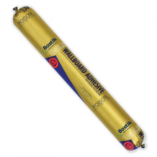 Bostik Gold Original Wallboard Adhesive Sausage 600ml - each