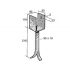 Bowmac BS135  Post And Bearer Bracket - Stainless Steel