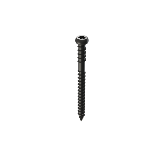 Bremick Ultrafast Decking Screw 10g x 60mm Trim Head S/S T304 Black Qty:100