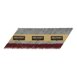 Delfast 65 x 2.87mm Ring Galvanised D-Head Nails + Fuel Pack - Box 3000
