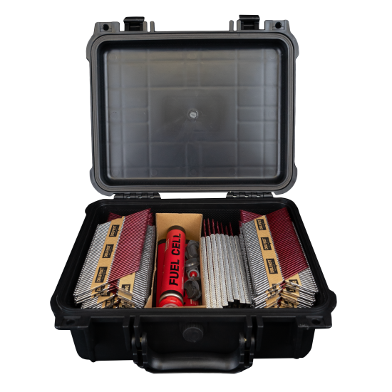 Delfast Tuffbox 90 x 3.15mm Galvanised D-Head Nails + Fuel Pack - Box 3000
