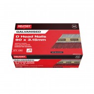 Delfast 90 x 3.15mm Galvanised D-Head Nails - Box 1000