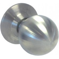 Miles Nelson Cirque Brushed Stainless Door Knob - Dummy Handle