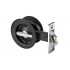 Gainsborough Circular Cavity Slider Privacy Door Lock - Matt Black