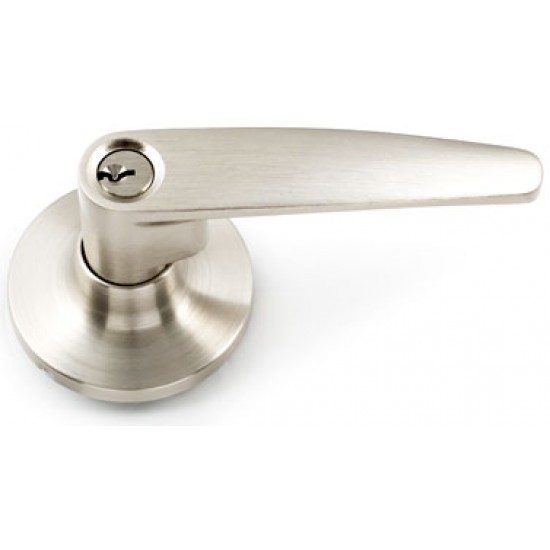 Miles Nelson Turin Entrance Latch - Satin Nickel