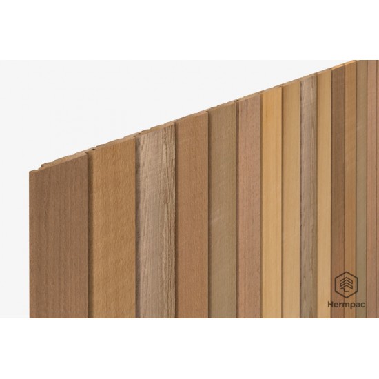 Hermpac HP51 150x22mm Western Red Cedar Shiplap Weatherboard Ex AF BSF Random - Per Meter