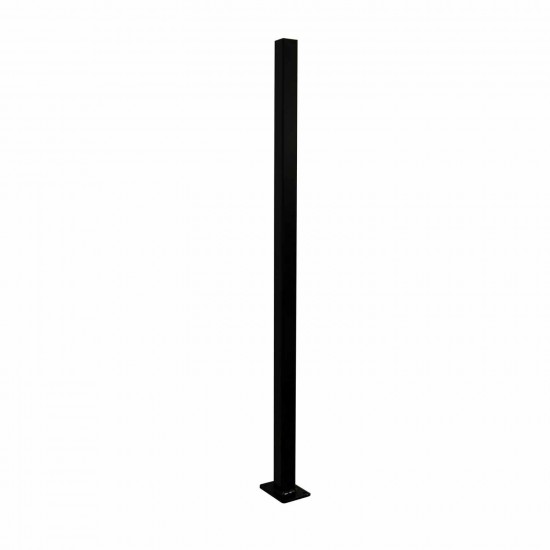 Guardian Flanged Post Black 50x50x1.0m - Each