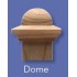 Fence Post Cap 100x100mm - Classic Dome