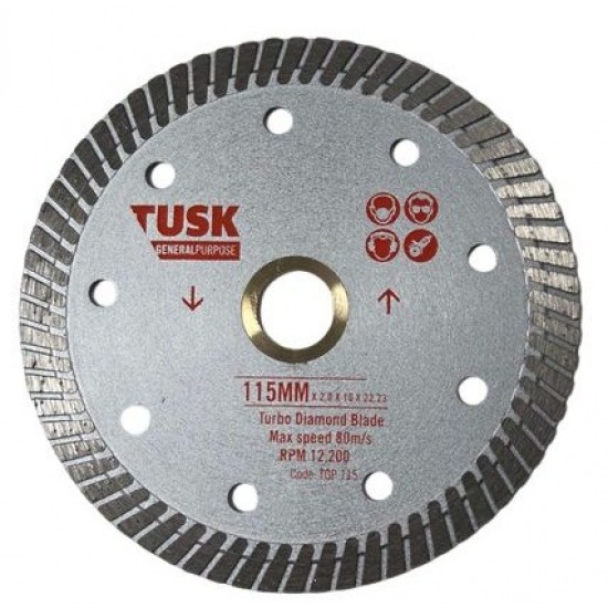 Tusk Turbo General Purpose Blade 115mm