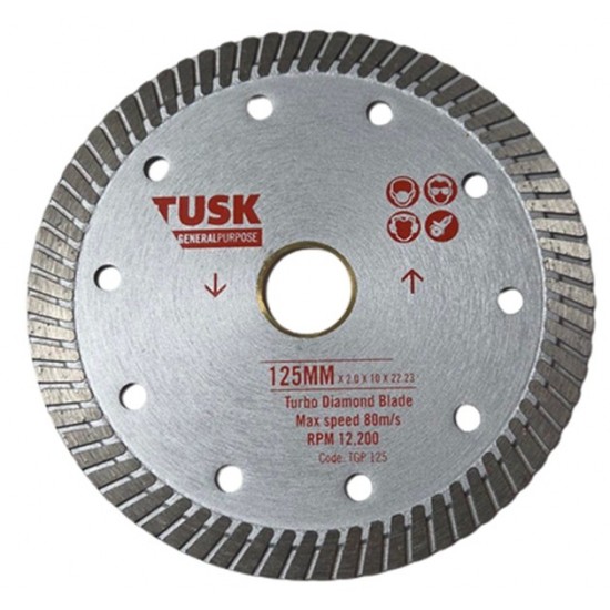 Tusk Turbo General Purpose Blade 125mm