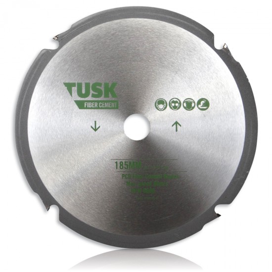 Tusk PCD Fibre Cement Blade 185mm 4T