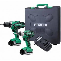 Hitachi 18V Combo Kit - Cordless Drill and Impact Driver