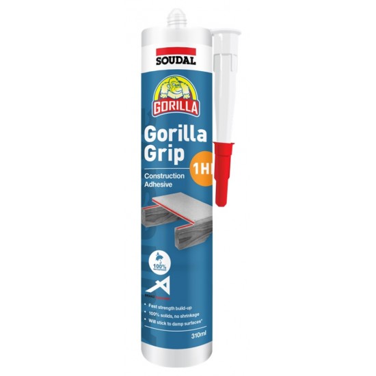 Holdfast Gorilla Grip 1Hr Cure Construction Adhesive - 310ml