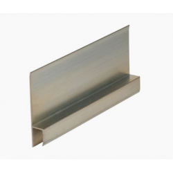 JH 9mm Panel Aluminium Horizontal 'h' Mould 3000mm
