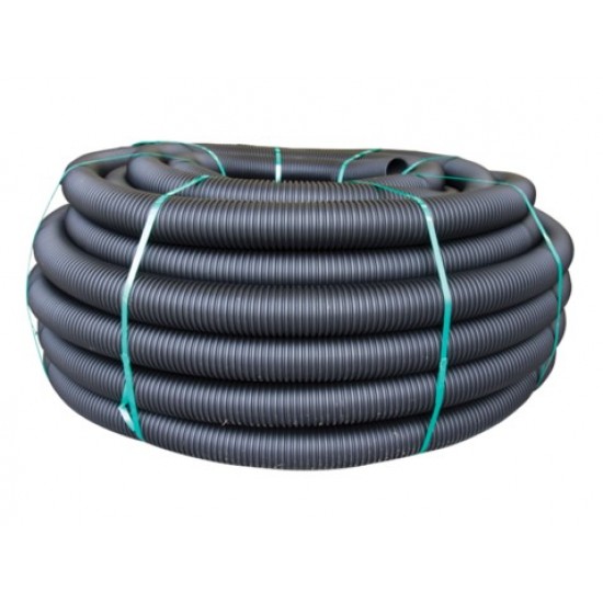 Black Snake Drainage Coil 110mm x 30m - Unpunched