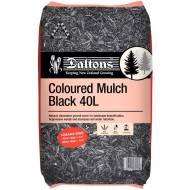 Daltons Coloured Bark Mulch 40L Black