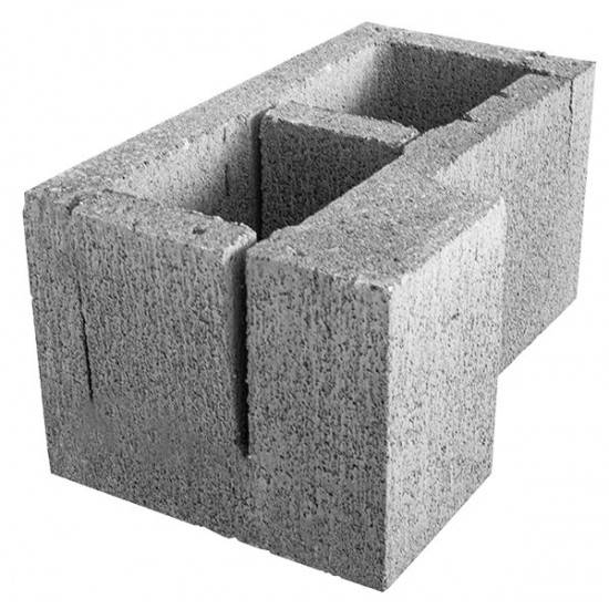 Block 25:15 Series Corner Bond Beam LT