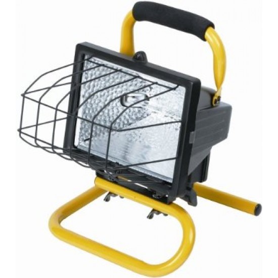 Portable Halogen Floodlight and Stand 500W