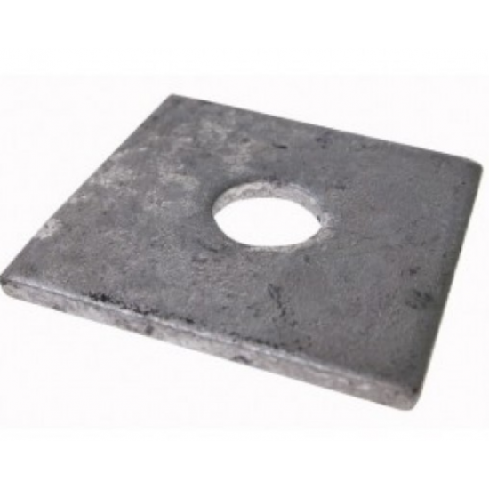 M12x50x50x6mm Galvanised Square Washer