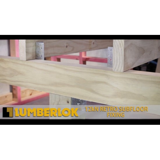 Lumberlok 12KN Retro Subfloor Fixing Hop Dip Galvanised - 4 Piles