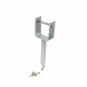 Bowmac B135 Post And Bearer Bracket - Galvanised 