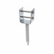 Bowmac B138 Post And Bearer Bracket - Galvanised