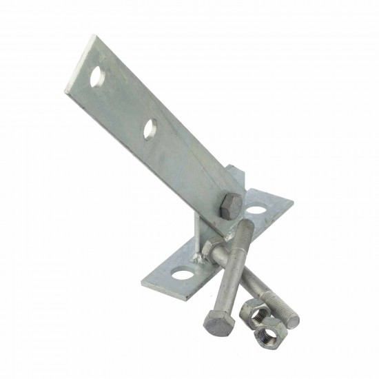 Bowmac B145 Pole Brace Bracket - Galvanised 