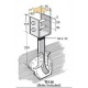 Bowmac B138 Post And Bearer Bracket - Galvanised