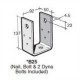 Bowmac B25 Galvanised Post And Bearer Bracket