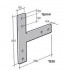Bowmac BS35  Post And Bearer Bracket - Stainless Steel 