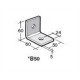 Bowmac B50 Angle Bracket (No Gusset) - Galvanised