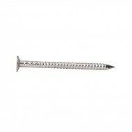 Nail 100 x 4.0mm Stainless Steel Flat Head Annular Grooved - 5kg